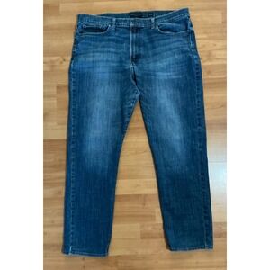 Lucky Brand 121 Slim‎ Straight Jeans Blue 38x32 Men's Stretch Denim 7MP10326
